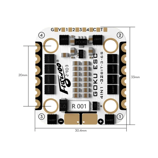 GOKU F722 Pro Mini V2 40A 32Bit 128K 20X20 Stack