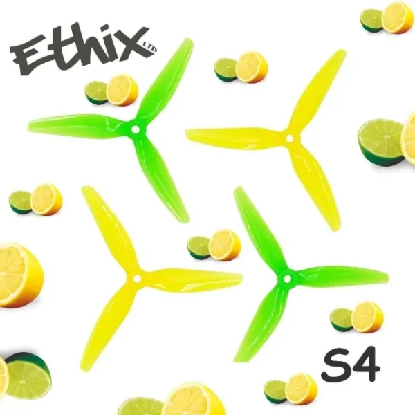 Ethix S4 Lemon Lime (2CW+2CCW)-Poly Carbonate Propeller