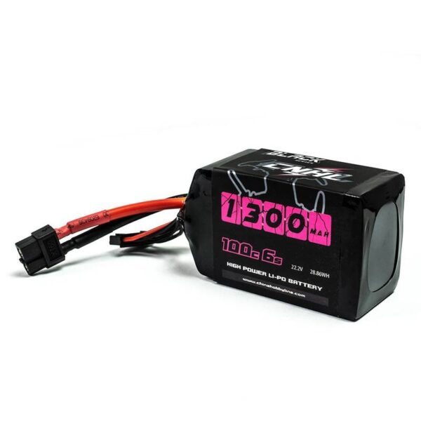 CNHL Black Series 1300mAh 22.2V 6S 100C Lipo Battery with XT60 Plug