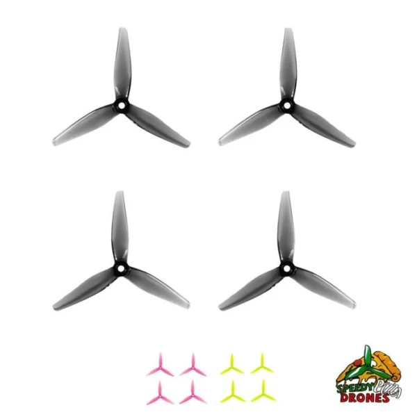 HQProp Speedy PizzaCutters 5037 5" Polycarbonate Propellers (Set of 4)