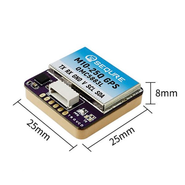 Sequre M10-25Q GPS module with compass